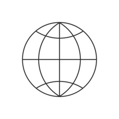 Global icon sign vector template
