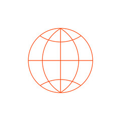 Global icon sign vector template colorful
 