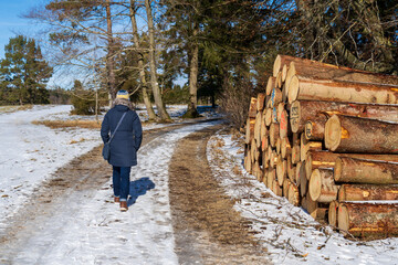 Ru&szlig;berg bei Tuttlingen im Winter