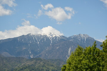 Obraz premium mountains and clouds