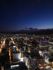 札幌冬の夜景