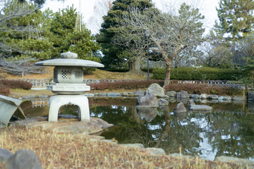 Fototapeta na wymiar 冬の芦城公園の風景