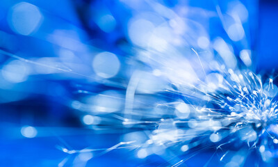 Abstract blue spark light background
