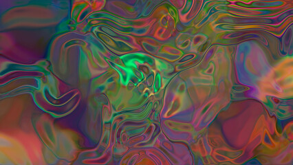 Abstract blurred multi-colored neon background.