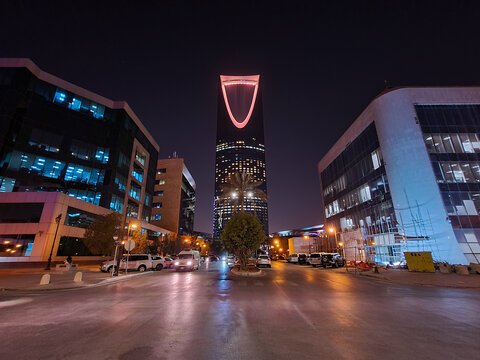 Riyadh Saudi Arabia at night 