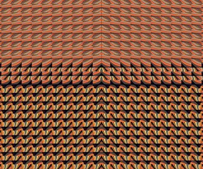 Computer generated abstract colorful glitch artwork with unexpected result of a digital malfunction