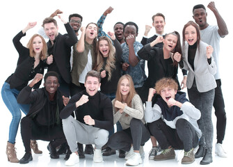 group of beautiful young people
