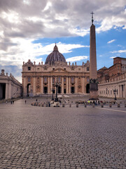 Fototapeta na wymiar St. Peter's Square in Vatican City 
