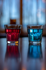 shopping cart on the table