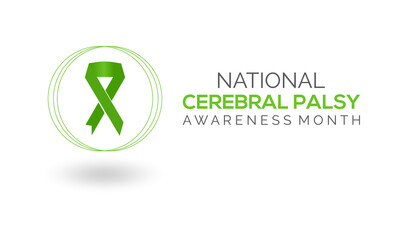 Cerebral palsy Awareness Month. vector template design for banner, card, poster, background.
