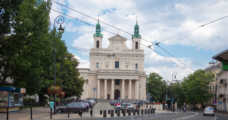 Archcathedral in Lublin, Poland - obrazy, fototapety, plakaty