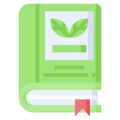 BIOLOGY BOOK flat icon,linear,outline,graphic,illustration