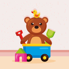 bear in cart