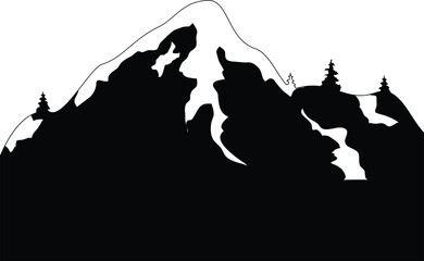 Mountains Silhouettes Mountains SVG EPS PNG
