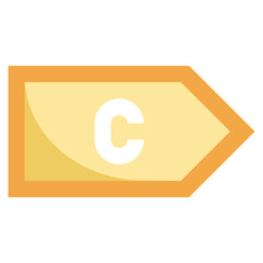 CYTOSINE flat icon,linear,outline,graphic,illustration