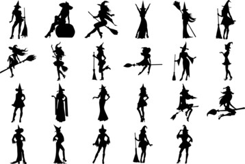 Obraz premium Halloween Witches