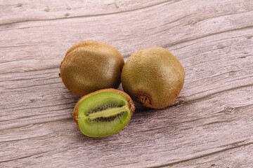 Sweet ripe and juicy kiwi fruit