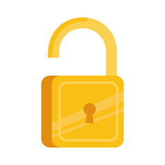 golden padlock design