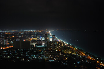 Сity at night. Pattaya