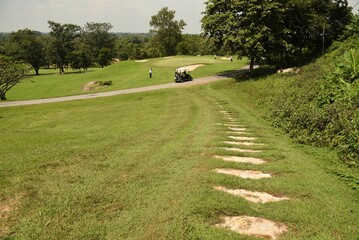 path in the country golf course