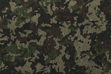 Camouflage pattern cloth texture background - obrazy, fototapety, plakaty