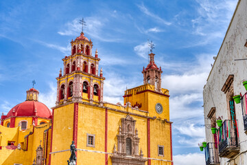 Fototapeta na wymiar Guanajuato, Mexico, Historical center, HDR Image