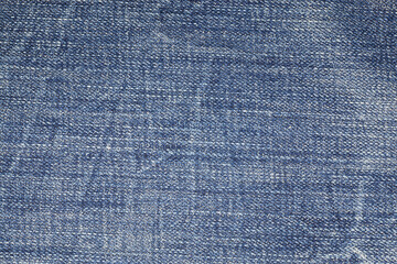 Blue Denim Jeans texture Background.