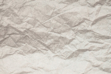 Texture white crumpled paper background.