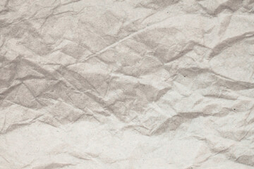 Fototapeta premium Texture white crumpled paper background.