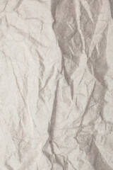 Texture white crumpled paper background.