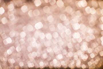 Bokeh red lights christmas background.