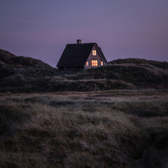 Dänemark Henne Strand Hütte hygge Haus  Dünengras 