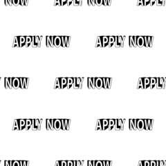 Apply Now Icon Seamless Pattern M_2112007