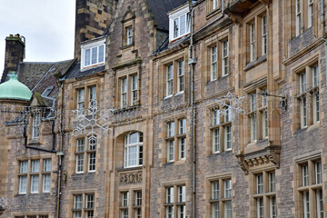 Fototapeta na wymiar Edinburgh,Scotland - october 21 2021 : old picturesque city