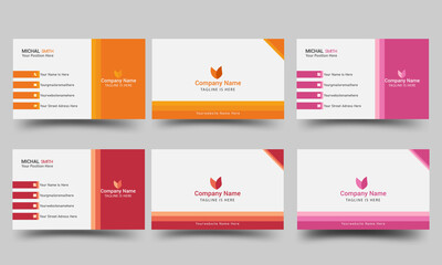  profesional modern business card illustrator