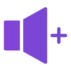 volume control gradient icon