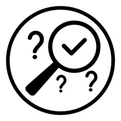 Circle Flat Icon Isolated On White Background