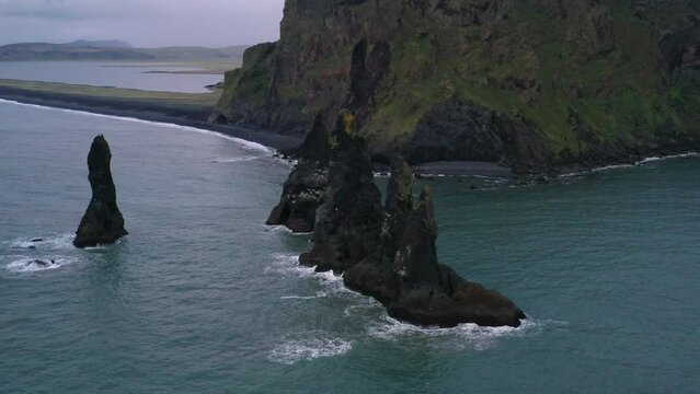 Iceland Highlands Glacier Mountaines Reynisdrangar VIC  VIK