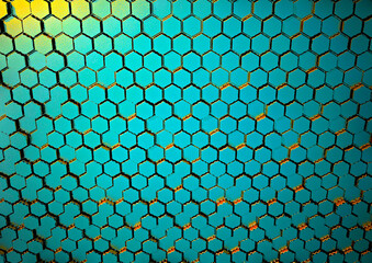 Honeycomb structure background. 3D rendering.