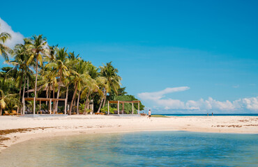 Beautiful summer at a tropical beach