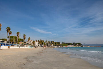 la Ciotat city beach in France