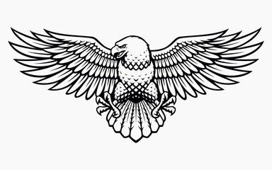 American Eagle Vector Illustration