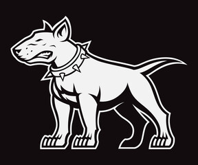 Bull Terrier Vector Logo