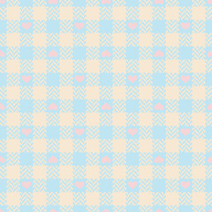 Check plaid seamless pattern.