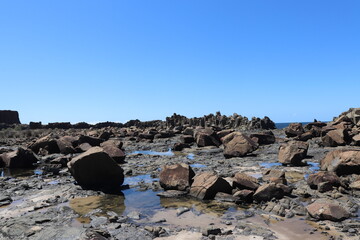 Bombo Headland Quarry Geological Site, Bombo Beach, Kiama, South Coast, NSW Australia