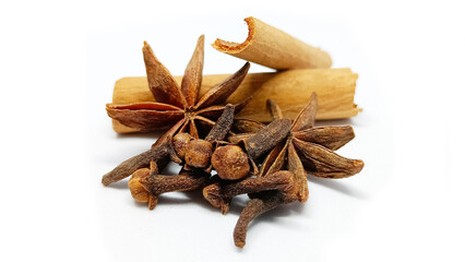 Cinnamon, Cloves and Star anise