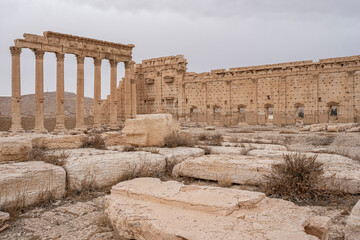 Fototapeta na wymiar The ancient city of Palmyra in Syria