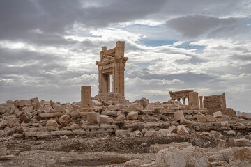 The ancient city of Palmyra in Syria