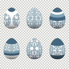 Colorful egg design In celebration of Easter Day. Vector illustration Eps10
