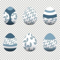 Colorful egg design In celebration of Easter Day. Vector illustration Eps10